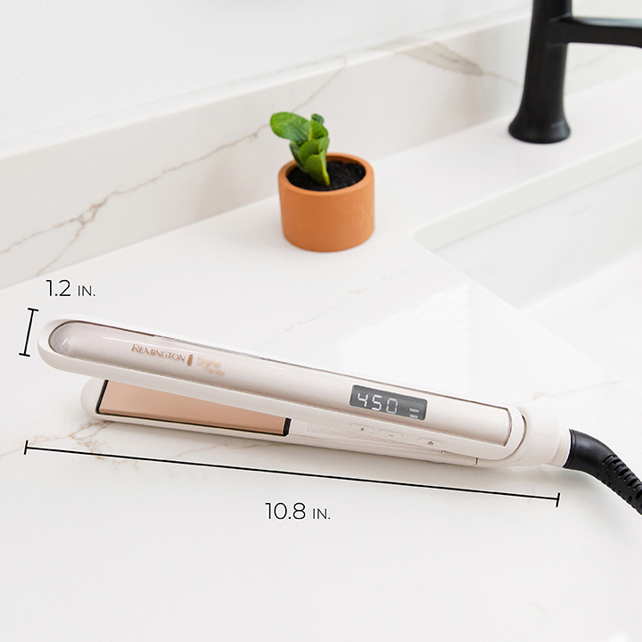 SHINE THERAPY Argan Oil Keratin Infused 1 Inch Hair Straightener Flat Iron